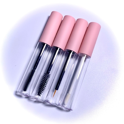 8 - 10ml Matte Pink Plastic Mascara Tube Makeup Package Eyeliner Liquid