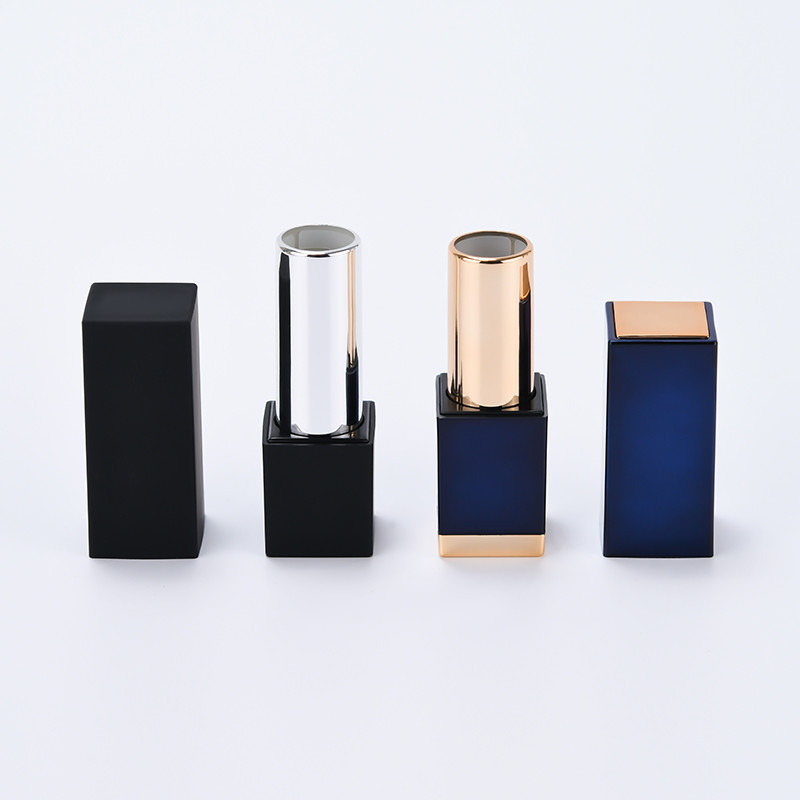 metal square  Empty Lipstick Tube refillable 4g lipstick tube for lipstick packing